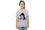 Beauty And The Beast Girls Belle Sparkle T-Shirt (Sports Grey) - UTBI1298