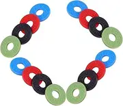 ERINGOGO 16pcs Skid Guitar Strap Locks Durable Blocks for Bass Ukulele Easy Installation for Beginners and