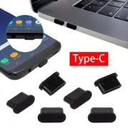 Type-C Dust Plug Phone USB C Charging Port Protector Charger Silicone Cover Caps
