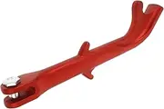 Alipis Motorcycle Kick Stand Accessories Red Metal Side Stand Kickstand for Motorcycle Easy to Use Install