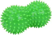 Soft Spike Yoga Massage Ball, Muscle Fitness Massage Peanut Ball, Foot Massage Tool, Fitness Exercise Tool(Green)