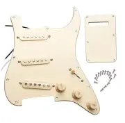 Prewired 6 String Electric Guitar Pickguard Loaded Modern Tone Single Coil Pi...