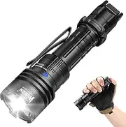 WUBEN T1 Tactical Torches Rechargeable Handheld Torches Flashlights High Lumens, 2000 Lumens Super Bright Led Torches, High Powered with Tactical Mode and Outdoor Mode for Tactical Gear, Emergencies