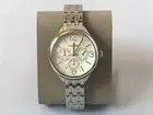 New Fossil BQ3126 Modern Courier Chronograph Silver Stainless Women Watch