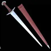 Custom Handmade Viking Sword Functional Battle Ready Sword With Wooden Scabbard