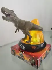 Jurassic World Park T-Rex Dinosaur Volcano Night Light