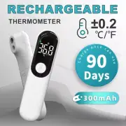 Rechargeable LED Infrared Forehead Thermometer – Non-Contact & Accurate