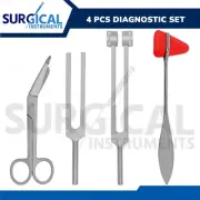 Tuning Fork Lister Bandage Scissor Taylor Hammer Mallet - 4 Pieces Kit German Gr