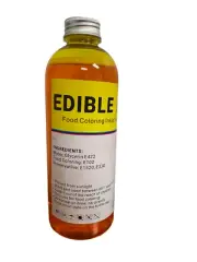 Yellow Edible Ink Refill Kit for Canon Epson Printers 1000ml Ink Bottle