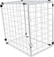 CIYODO Cat Cage Bathing Drying Folding Iron Pet Carrier Spacious Easy Storage