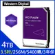 WD【紫標】4TB 3.5吋監控硬碟(WD43PURZ)
