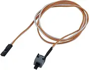 UXCELL 1 Pack 20.1-inch PC Power Switch Button Cable for Desktop Computer Case Motherboard Reset Switch