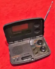 Vintage CASIO RT-10 Travel Alarm Clock with AM/FM Radio - NEW OLD STOCK