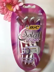 BIC Soleil Twilight Disposable Razors. Women. 4 Count Flawless Smooth Shave