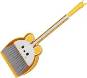 BATHVEVE Cute Rabbit Broom Dustpan Boys and Girls Cleaning Set Pretend Play Toys Toddler Kitchen Classroom Cleaning Motor Skills Development