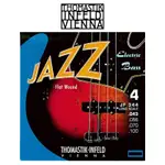 奧地利 THOMASTIK-INFELD JAZZ FLAT WOUND JF344 貝斯 平滑弦【又昇樂器.音響】