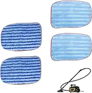 HAVANSIDY 4-Pack A1375-100/101 Microfiber Mop Pads Refills Replacement for McCulloch MC1375 and MC1385 Steam Mops, Washable Refill Pads