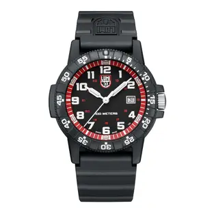 LUMINOX 雷明時Leatherback Sea Turtle Giant革龜運動腕錶 – 紅x黑 / 0335