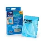 Carex Commode Liners 3 Months of supply, 24 Packs of 7 ea, 168 Count