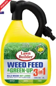 Scotts Weed & Feed Lawn Fertiliser 2L – Fast Green-Up, Safe for Buffalo