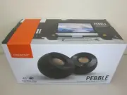Creative Labs PEBBLE 2.0 USB Powered Desktop Laptop Speakers (Brand New Sealed)