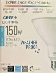 30 x CREE 150W 17.5W LED Flood DAYLIGHT 5000K Par38 40° Dimmable NEW