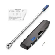 3/4-Inch Drive Click Torque Wrench, 48-tooth High Accuracy Torque Wrench Set ...