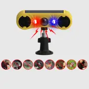 Solar Outdoor Motion Sensor Alarm 130db Motion Detector Alarm Light for Home