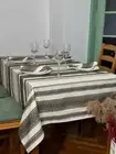 Linen Tablecloth "Ukrainian Ornament" 145 cm*250 cm