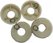 TULKUCBZBP 4PCS Car Door Window Glass Lifter Motor Engine Worm Gear Nylon PA66 Material Compatible with Chery A11 A3 E3 E5 Parts Car Window Motors and Components