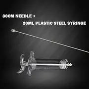 Aquarium Plants Growth Heathy Fertilizer Liquid Syringe Injector 30cm 50cm for Grass Tank (Color : Navy Blue, Size : S)