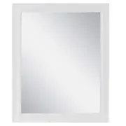 Glacier Bay Vanity Mirror 27.40"Hx21.85"W Rectangular Solidwood WallFramed White