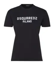 Dsquared2 Just Right Fit D2 Milano T-Shirt XXS,S,XS,L,M Black