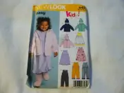 NEWLook pattern # 6419(toddlers wardrobe sizes 1/2,-4)uncut-dress, coat, jumper