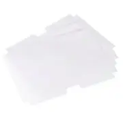 9.8x13.4" Clear Book Cover, 30Pcs PP Textbook Protector, Clear