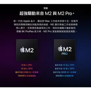 Apple Mac mini M2晶片 16G 512GB 銀 桌上型電腦【預購】