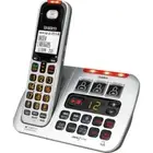 Uniden SSE45W XDECT TTS Cordless Phone Handset w/ Answering Machine Silver