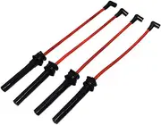 Muzhen Store 10MM Compatible with Mini Compatible with Cooper R50 R53 R52 02-08 Ignition Spark Plug Wire Set 12127513032,12127513033, 12127513034, 12127513035