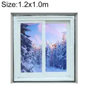 Double-layer Insulation Film for Indoor Windows - Windproof Warm Soundproof - 1.2x1.0 m