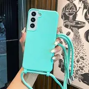 Case for Samsung A13 5G Crossbody Lanyard Cover,Light Green,for Samsung A13 5G case