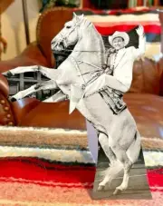 Roy Rogers & Trigger "King of the Cowboys" Figure Tabletop Display Standee 9"
