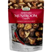 DJ&A Shiitake Mushroom Crisps Smoked Chilli & Garlic 30g (Pack of 12)