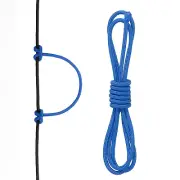 Archery D Loop Rope 2 FT, Bow D Loop String Release Material Nock Wire, Blue