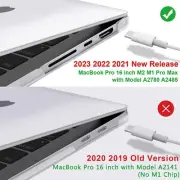 Newest MacBook Pro 16 inch Case 2023-2021 A2780 M2 A2485 M1 Pro/Max Co Case for