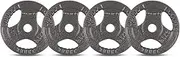Cortex 2.5kg Tri-Grip Cast Iron Weight Plates (4 Pack) Weight Lifting Weight Plate Bars Home Gym Set
