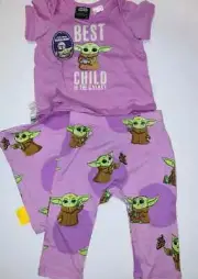 NEW WITH TAGS GIRLS PETER ALEXANDER MANDALORIAN SET & STORAGE BAG 3 - 6 MONTHS
