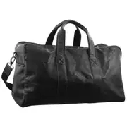 Pierre Cardin Rustic Leather Business/Overnight Travel Bag 51cm Black