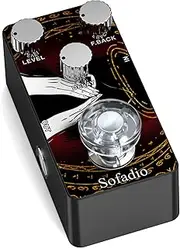 Sofadio Guitar Delay Pedal, True Bypass DC 9V Mini Single Nano Effect Pedals for Electric Guitars