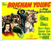 Brigham Young poster Linda Darnell Tyrone Power 1940 Old Movie Photo