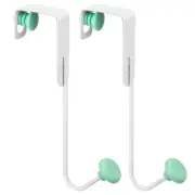 Over The Door Hooks - 2 Pack Adjustable Over Door Hangers Hooks with Sponge P...
